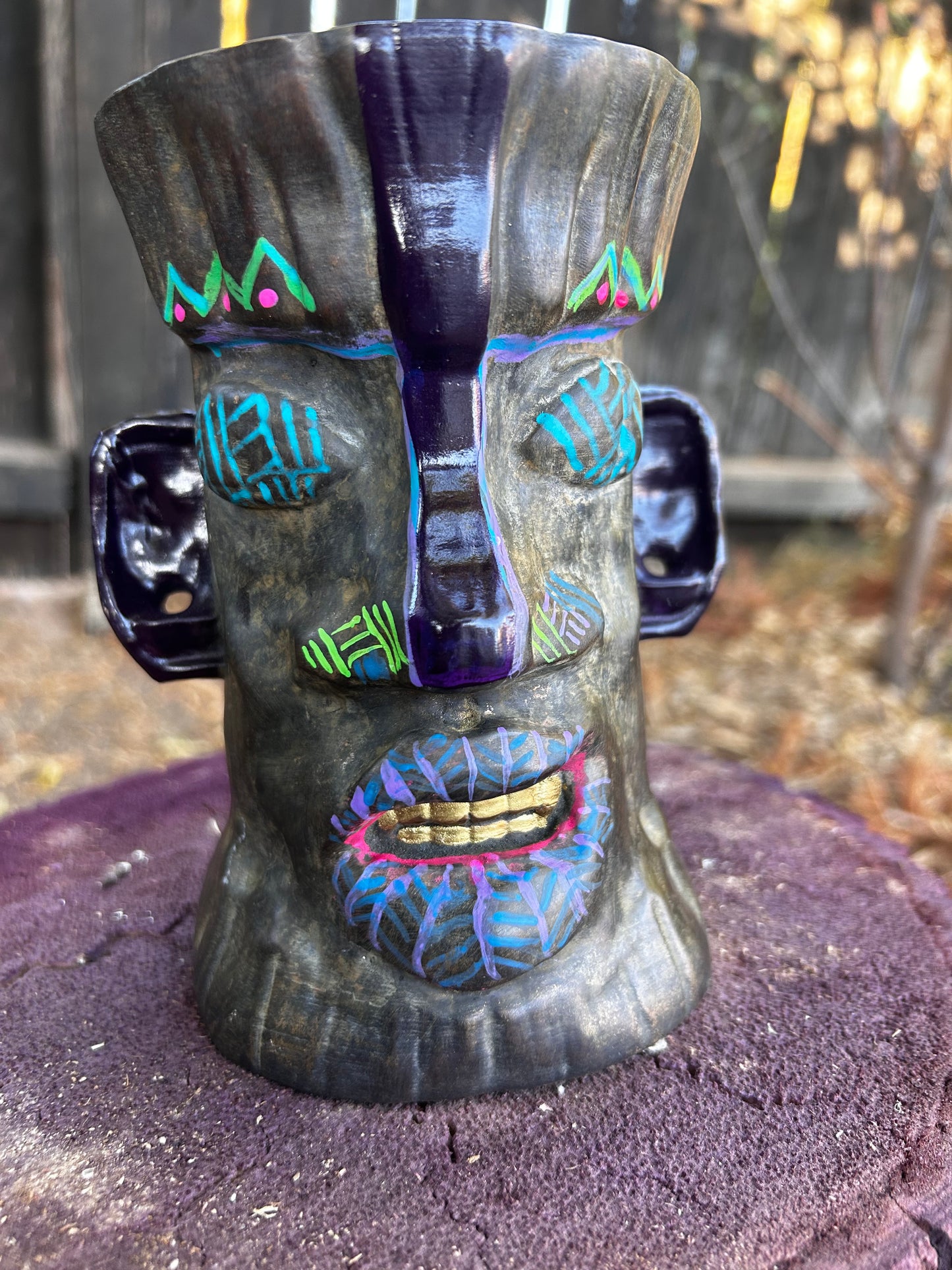 Sculpture - "The Gods Must Be Frontin'" Bronze Vessel