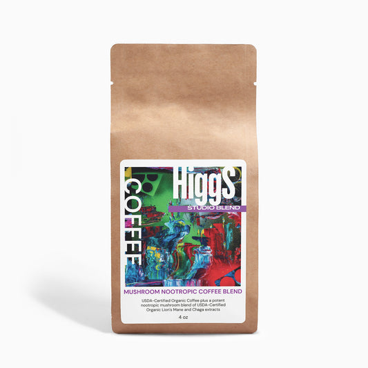 Higgs - Studio Blend - Mushroom Nootropic Coffee - Lion’s Mane & Chaga 4oz