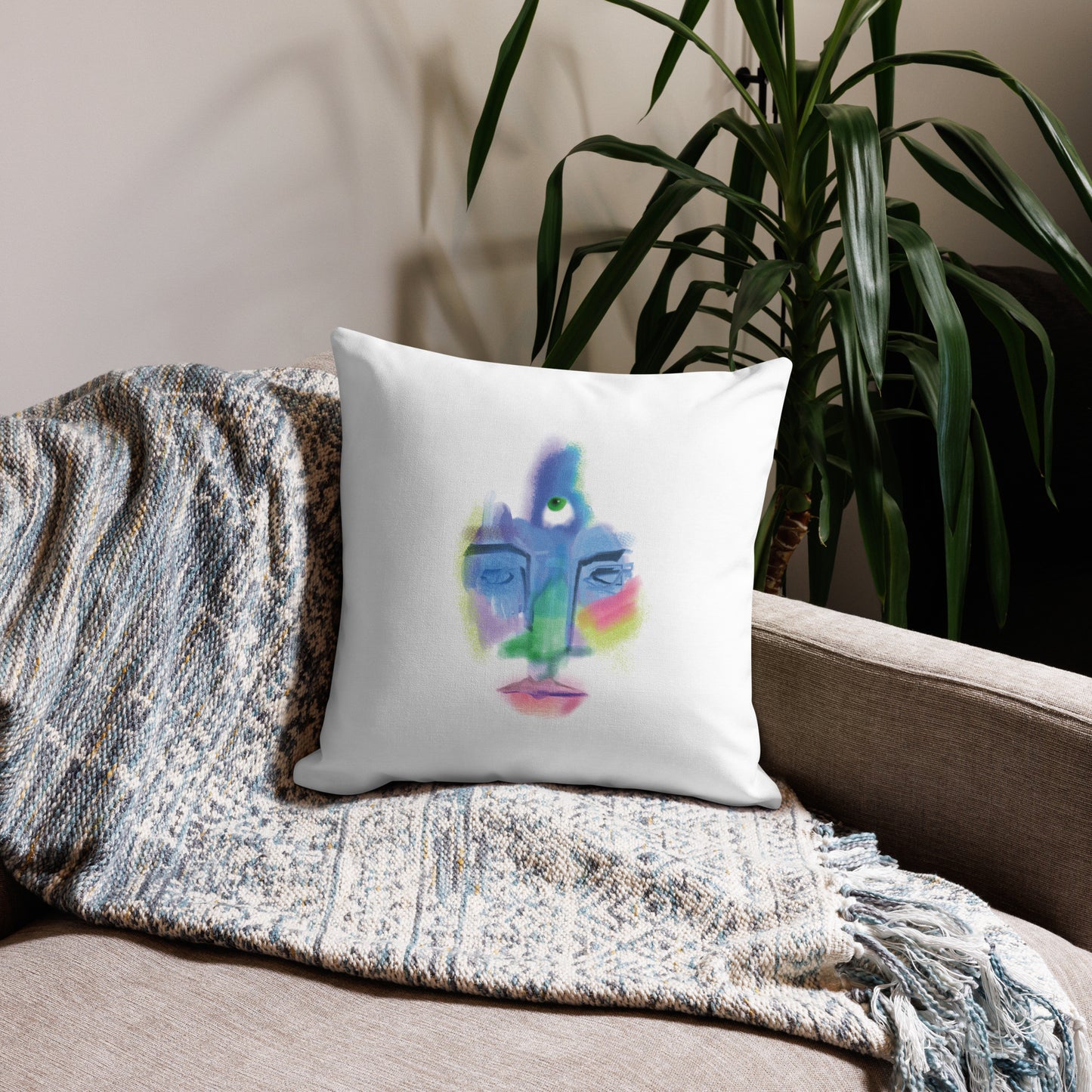 Home goods - Premium Pillow -Jennifer - Forever Rainbow Gaurdian