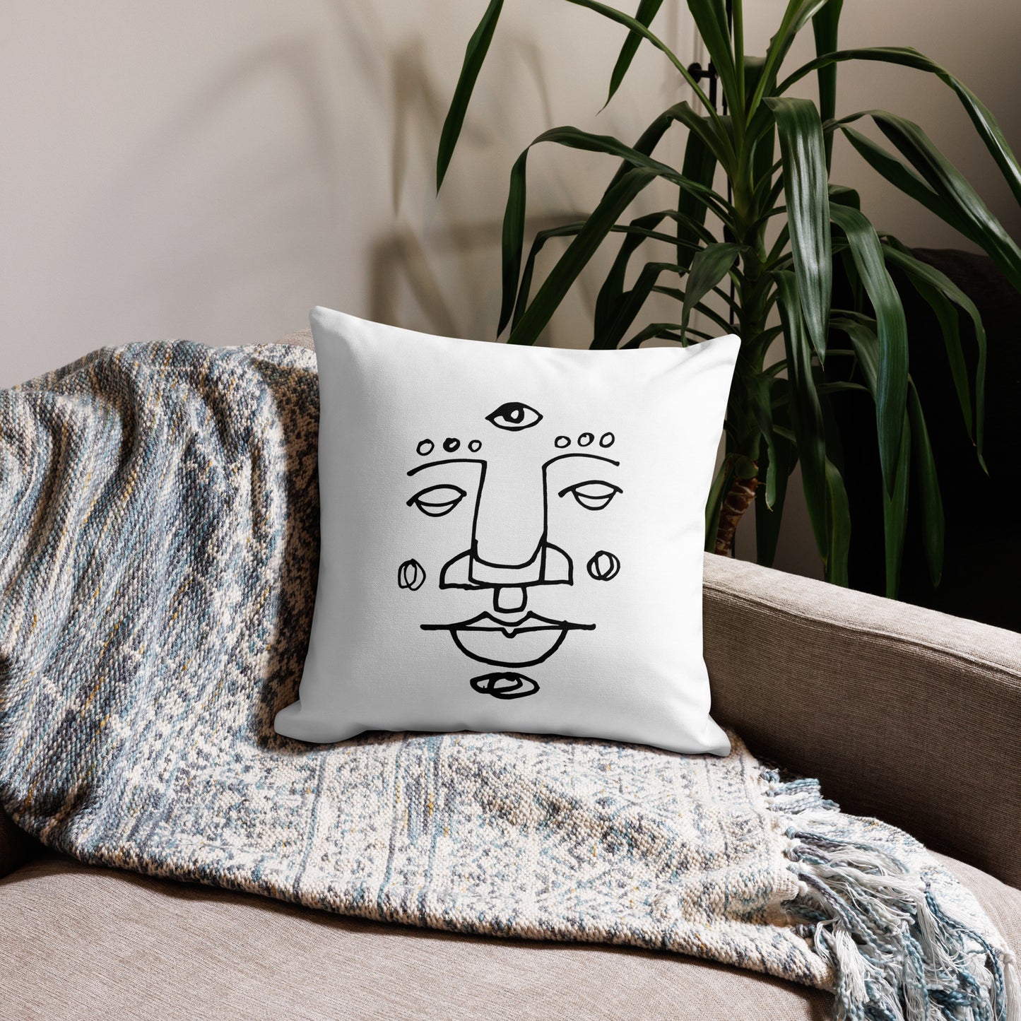 Home goods - Premium Pillow - ERCA - 3rd EYE Gaurdian V.2