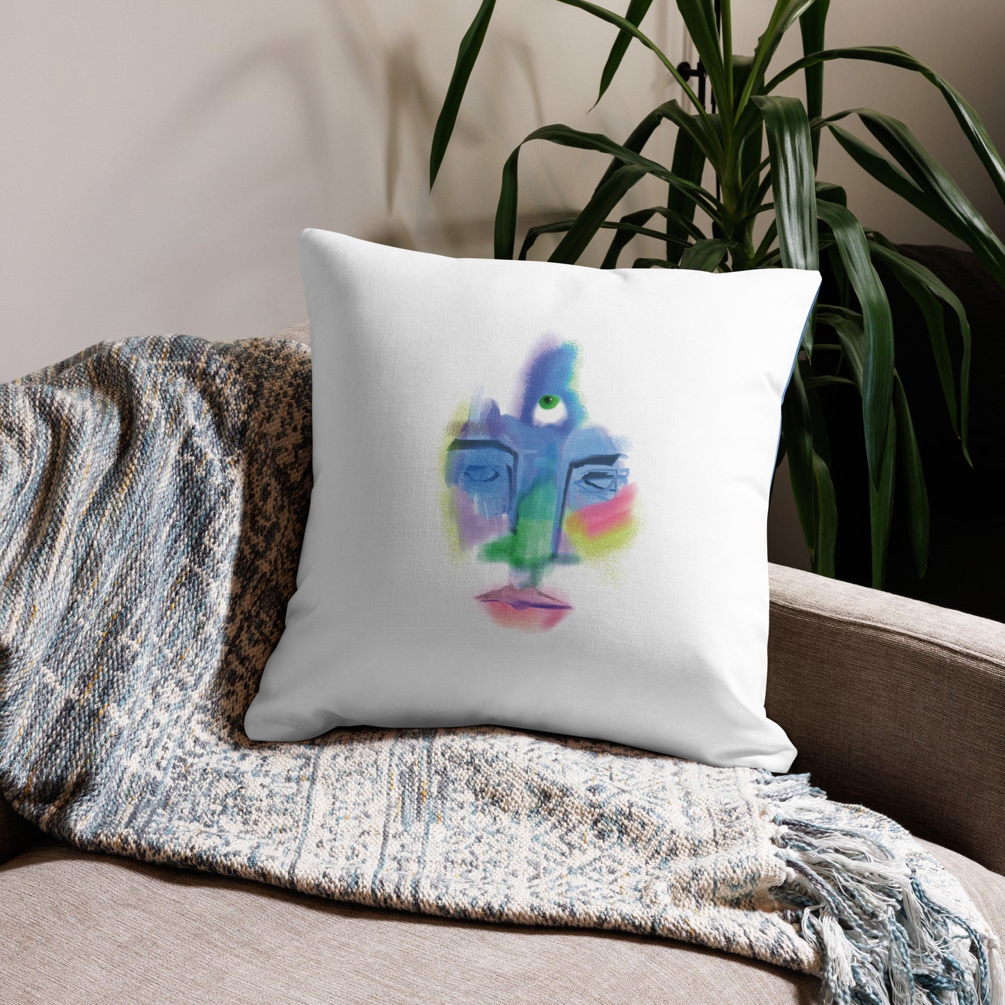 Home goods - Premium Pillow -Jennifer - Forever Rainbow Gaurdian