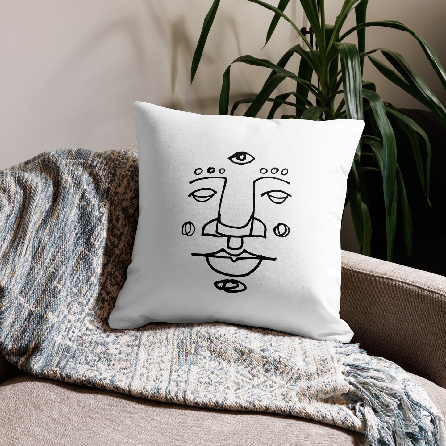 Home goods - Premium Pillow - ERCA - 3rd EYE Gaurdian V.2